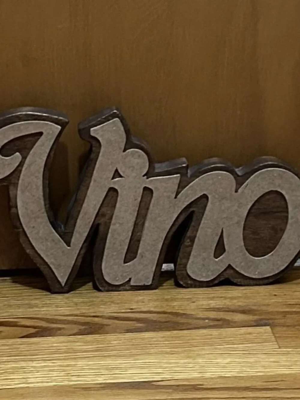 VINO  wood sign
